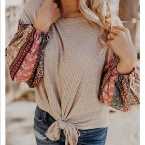 SOLD ON MERC Boho boutique top